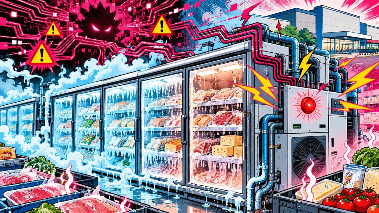 Cyberattack Heats French Supermarket Fridges to 50°C